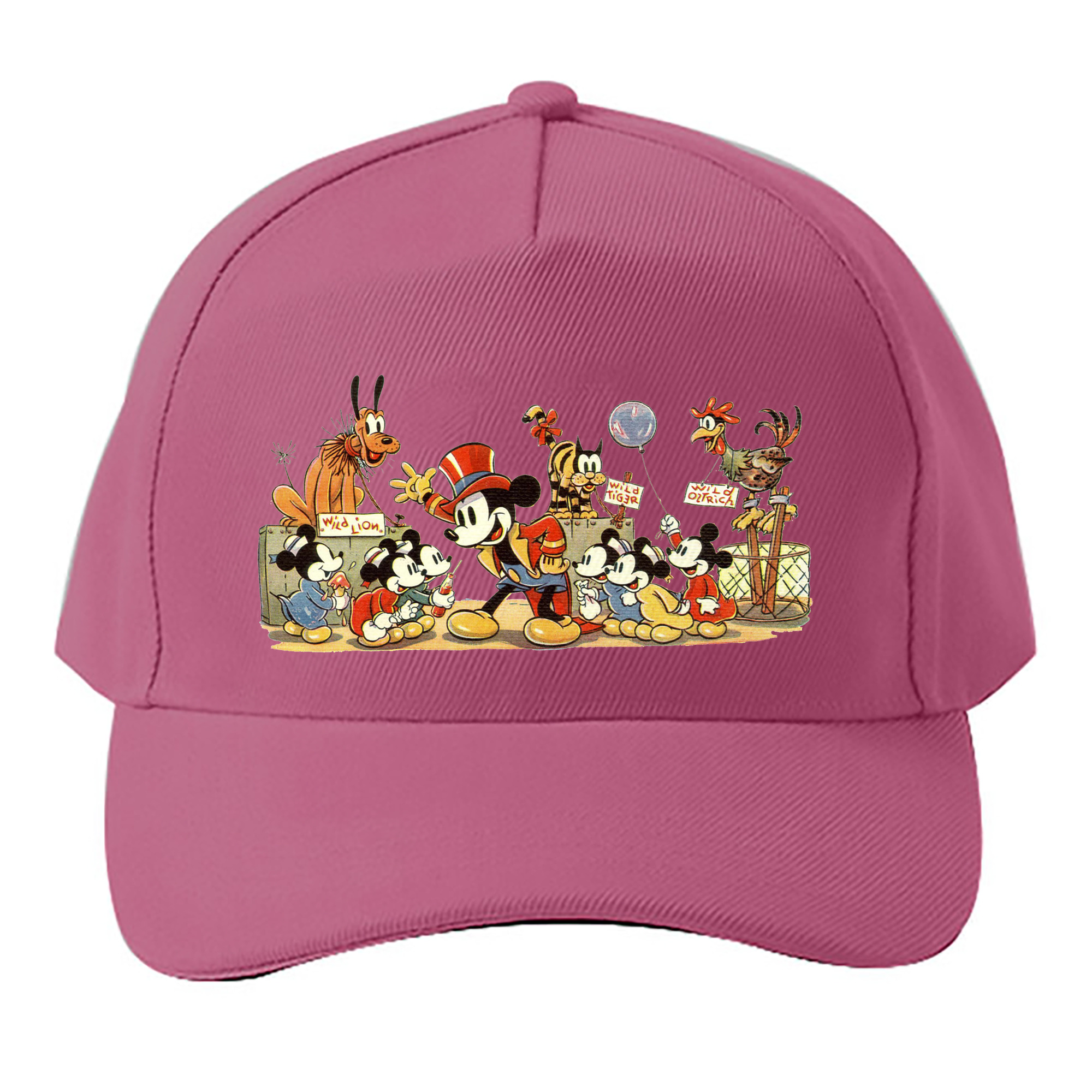 （画像用） ミッキーマウス Mickey Mouse ベースボールキャップ 綿100％ 男女兼用 帽子 スポーツ